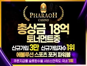 최고의 메이저사이트 검증업체 파라오슬롯입니다